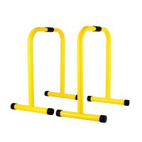 Set de duas barras paralelas: Push Up de aço com agarres acolchados e de altura ajustable